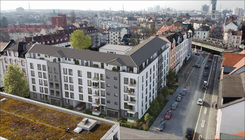 Visualisierung - 'BS-LIVING': 2 Zimmer Neubauwohnung mit Loggia