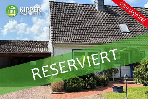 RESERVIERT - Attraktive Doppelhaus-Hälfte mit 4 Zimmer und herrlichem Garten, in verkehrsruhiger Wohnlage