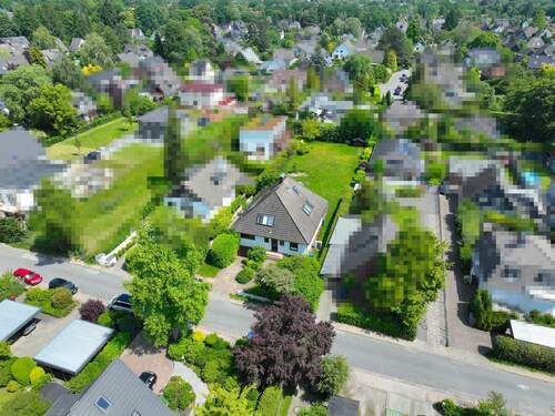 Luftbildaufnahme - Grundstück in Hamburg / Poppenbüttel