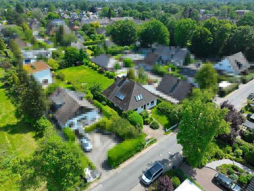 Luftbildaufnahme - Grundstück in Hamburg / Poppenbüttel zum Kaufen