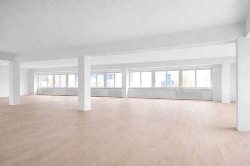 Raum (Illustration) - Provisionsfrei im Alleinauftrag! Kreative Büroeinheit in bester Lage der München- Isarvorstadt – flexibel aufteilbar, mit bis zu zwölf Büroräumen