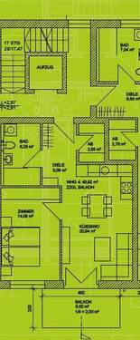 2-Zi.-Whg. im 1. OG - 2 Zimmer Etagenwohnung zum Kaufen in Baierbach