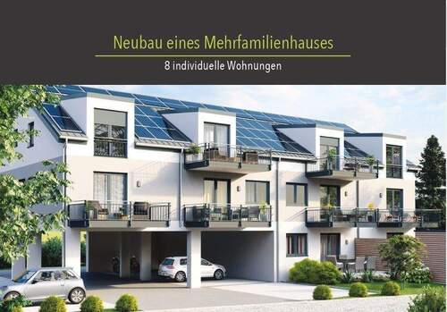 Gesamtansicht - Modern gestaltete 3 -Zimmer-Neubauwohnung mit Balkon