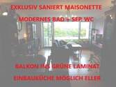Titelbild - EXKLUSIV SANIERT MAISONETTE MODERNES BAD + SEP. WC BALKON INS GRÜNE LAMINAT EINBAUKÜ. MÖGL. ELLER