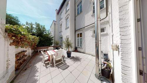 Terrasse - 3 Zimmer Etagenwohnung in Aachen