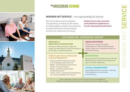 Wohnen mit Service auf Wunsch - 