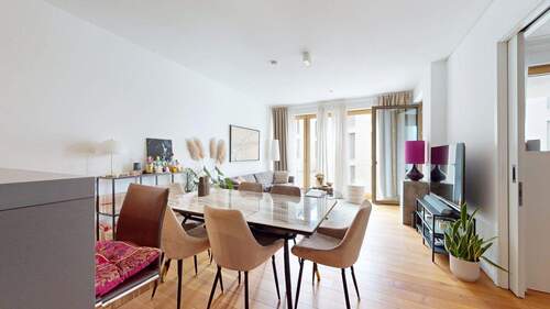Titelbild - Moderne Zwei-Zimmer-Wohnung mit Loggia und Tiefgaragenplatz im Maintor