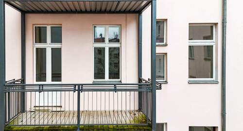 Terrasse Außenansicht - Terrassenwohnung mit 42,00 m² in Berlin zum Kaufen