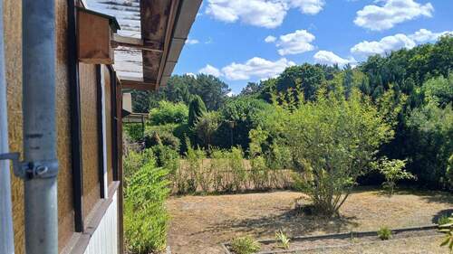 Grundstücksicht ohne Zaun zum Nachbarn - 