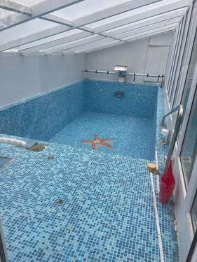 beheiztes Schwimmbad im Garten - 