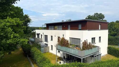 Aussicht von der Terrasse Westseite.webp - 5 Zimmer Etagenwohnung zum Kaufen in Lauf an der Pegnitz