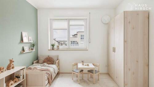 Kinderzimmer möbliert - 