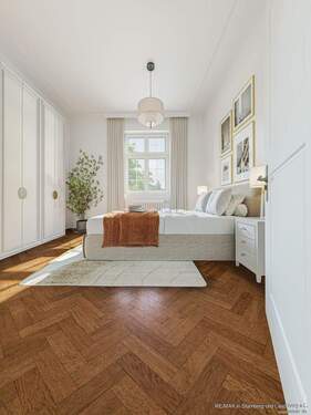 Schlafzimmer digital eingerichtet - 