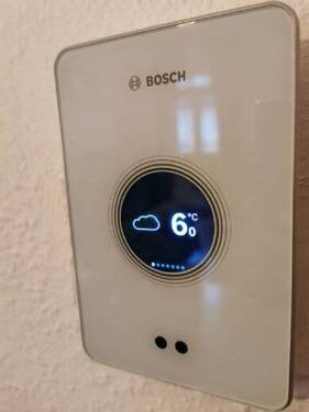 neue moderne Gastherme - 