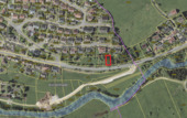 Luftbild-Lageplan 241-2 - Baugrundstück mit Südausrichtung in Leinzell - Hanglage mit Potenzial