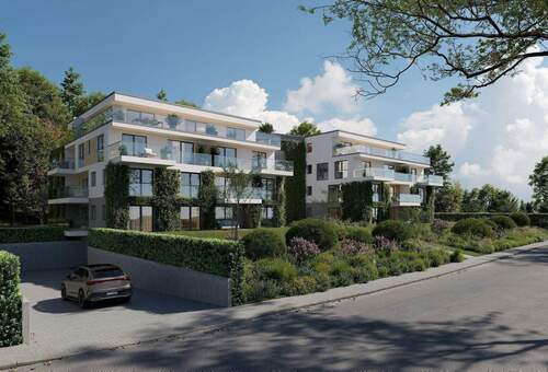 EXT_GREEN-VILLAGE-Fritzlar_Nord-West.jpg - Neubauwohnung in Fritzlar im Penthouse