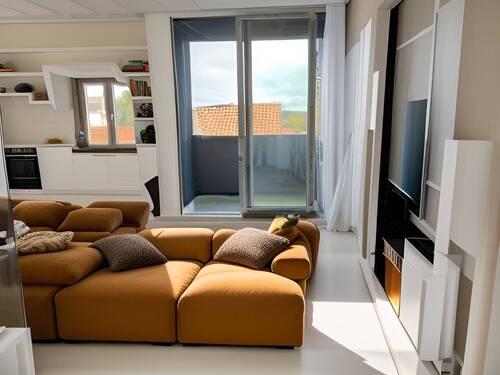 Wohnzimmer mit BLK Muster - 3 oder 4 RWE mit 84 m² in bester Wohnlage von Ilmenau mit Balkon