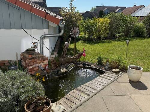 Garten - Einfamilienhaus mit 136,00 m&sup2; in Hergensweiler zum Kaufen