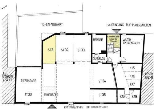 Plan TG 31 & kleiner Keller - 