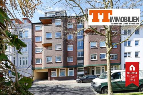 Außenansicht - Großzügige 3-Zimmerwohnung am Kurpark mit Westbalkon, Fußbodenheizung, Fahrstuhl und Carport!
