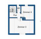 Grundrissskizze Dachgeschoss - 