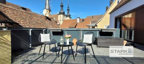 Terrasse - Energetisch top, stilvoll saniert, Citylage - hier fühlen Sie sich wohl! Wohnen mit Flair in Parknähe!