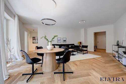 Lichtdurchfluteter Wohn-/Essbereich - 3 Zimmer Terrassenwohnung in München