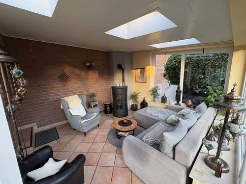 Wintergarten mit Pelletofen - 