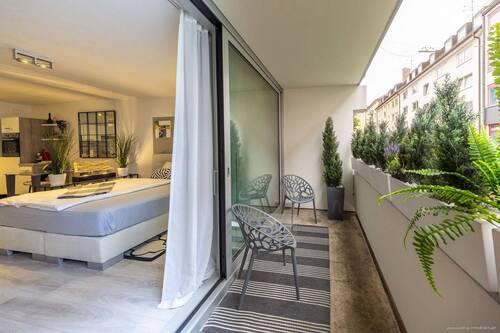 Balkon in Ostausrichtung - 