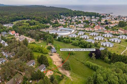 Lage der Ferienanlage zur Ostsee - 