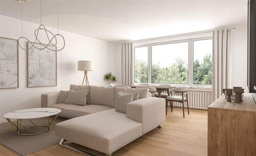 Bsp. Wohnzimmer - 3 Zimmer Etagenwohnung zum Kaufen in Düsseldorf