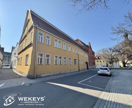 Hausansicht des Ensembles „Alte Strickerei“ - Etagenwohnung mit 100,00 m&sup2; in Apolda zur Miete