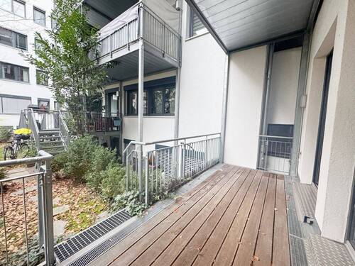 Terrasse.jpg - 2 Zimmer Etagenwohnung zur Miete in Fürth