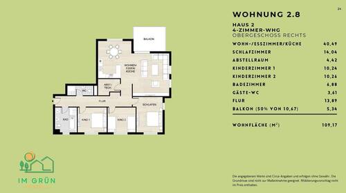 4-Zimmer-Wohnung im 1. OG - 