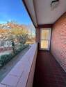 Balkon mit Ziegelwänden - 2 Zimmer Etagenwohnung in Lüneburg