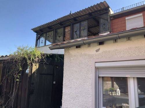 Außenansicht Rückseite - 4 Zimmer Mehrfamilienhaus, Wohnhaus in Bad Frankenhausen
