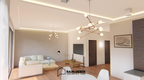 Visualisierung Interior - Neue 2 x Zimmer-Wohnung * 50,9 qm * Balkon * Wärmepumpe+Dämmung * in Seelbach