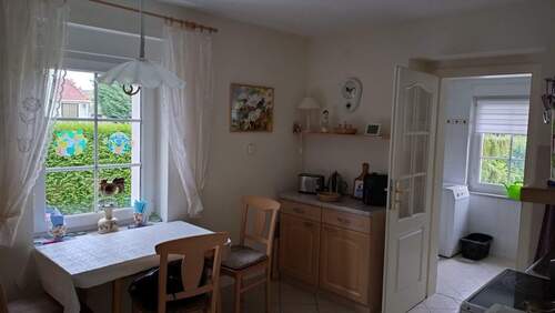 Blick in die Küche - 