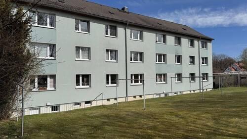 Gartenansicht - 3 Zimmer Etagenwohnung zum Kaufen in Oederan