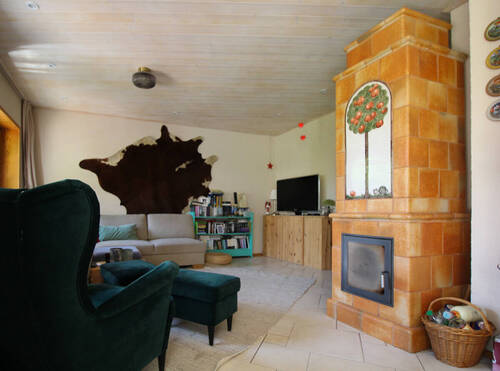Wohnbereich mit Kamin - 