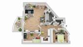 Grundriss-Illustration - 