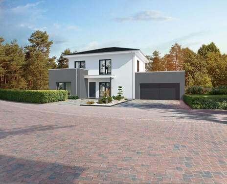 Ansicht Eingang - BAUEN MIT WEITSICHT - 732.900,00 EUR Kaufpreis, ca.  235,30 m² Wohnfläche