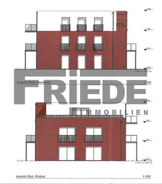 Ansichten - Baugrundstück mit Baugenehmigung für 9 WE und 756,22 m² Wohnfläche! Mitten in Uelzen