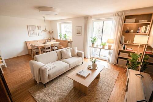 Wohn_-Esszimmer - Etagenwohnung mit 90,70 m&sup2; in Berchtesgaden zum Kaufen