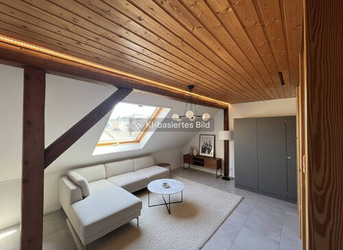 Mögliches Wohnzimmer im Dachgeschoss - 