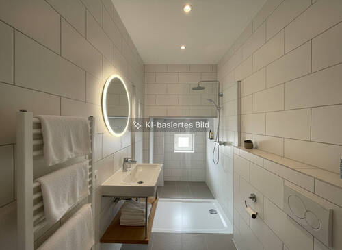 Badezimmer im Erdgeschoss - 