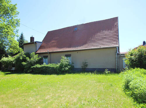 Ansicht Haus vom Garten - 4 Zimmer Einfamilienhaus zum Kaufen in Niedertrebra