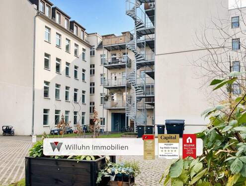 Schöne Balkonansicht - Sofort vermieten: Zentrale ETW mit Balkon · Fernwärme · Provisionsfrei für den Käufer