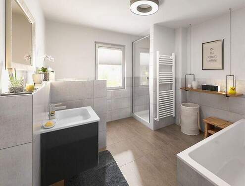 SV145 - Badezimmer - Einfamilienhaus mit 147,00 m&sup2; in Dienstedt zum Kaufen