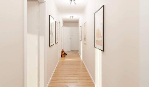 Eingangsbereich - 3 Zimmer Etagenwohnung in Düsseldorf